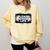 VHS Tape Rewind Glitch 90s Retro Nostalgia Please Rewind Comfort Colors Sweatshirt Blue Spruce