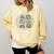Vibey Nostalgia & Retro Charm Comfort Colors Sweatshirt Blue Spruce