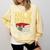 Wake Up Smarter Librarian Book Stack Premium Tri-Blend Comfort Colors Sweatshirt Blue Spruce