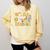Wild About Reading Kid Love Wild Animal Books Back To School Comfort Colors Sweatshirt Blue Spruce