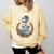 Will Yap About Books Comfort Colors Sweatshirt Blue Spruce