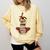 Woman And Books Stack Afro Girl Book Lover Comfort Colors Sweatshirt Blue Spruce