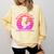 Women's With A Dreamy Far-Off Look And Her Nose Stuck In A Book Comfort Colors Sweatshirt Blue Spruce
