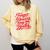 Women's Forget Flowers Buy Me Books Valentine Book Lover Comfort Colors Sweatshirt Blue Spruce