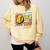 Women's Girls Softball Play Like A Girl Comic Book Pop Art Comfort Colors Sweatshirt Blue Spruce