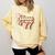 1977 Class Reunion Retro Class Of 77 High School Graduation Comfort Colors Sweatshirt Butter