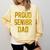 2018 Senior Dad High School Graduation Party SEN18R T Shirt Comfort Colors Sweatshirt Butter