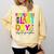 2025 Last Day Of School Autograph Kindergarten Graduation Comfort Colors Sweatshirt Butter