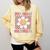 3rd Grade Graduation Cute Groovy Last Day Of Third Grade Comfort Colors Sweatshirt Butter