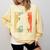 8th Grade Level Complete Gamer Class Of 2024 Graduation Comfort Colors Sweatshirt Butter