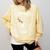 Antisocial Introvert Cat Coffee Sarcastic Attitudes Graphic Comfort Colors Sweatshirt Butter
