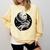 Astronaut Aesthetic Holding Moon Balloon Planets Introvert Comfort Colors Sweatshirt Butter