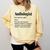 Audiologist Audiology Student Graduation Ear Doctor Comfort Colors Sweatshirt Butter