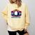 Awkward But Loyal Penguin Synthwave Vapowave Introvert Comfort Colors Sweatshirt Butter