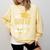 Back To School My Sister Did It Graduation Proud Sister Graduated Female X-Small Comfort Colors Sweatshirt Butter