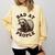 Bad At People Ferret Introvert Saying Slogan Tee Comfort Colors Sweatshirt Butter