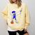Basketball Dabbing Shirt Senior Graduation Him Her Comfort Colors Sweatshirt Butter