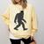 Bigfoot Graduate Shirt Cute Sasquatch Graduation Comfort Colors Sweatshirt Butter