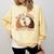 Black Queen With a Masters Degree Melanin Girls Graduation Comfort Colors Sweatshirt Butter
