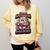 Book Lover Owl Reading Books Introvert Bookworm Comfort Colors Sweatshirt Butter