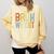 Bruh We Out 4th Graders Fourth Grade Graduation Class 2024 Comfort Colors Sweatshirt Butter