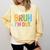 Bruh I'm Out Senior Graduation Comfort Colors Sweatshirt Butter