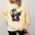 Capybara Graduation Dabbing Capy Wearing Graduate Gown Comfort Colors Sweatshirt Butter