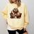 Cat Lover I'd Rather Be Home With My Cats Introvert Cozy Comfort Colors Sweatshirt Butter