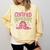 Certified Homebody Trendy Frog Introvert Comfort Colors Sweatshirt Butter