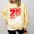 Class Of 2024 High School Senior Graduation Red Sports Style Comfort Colors Sweatshirt Butter