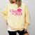 Class Of 2024 Pink For Girls And Women Graduation Comfort Colors Sweatshirt Butter
