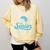 Class Of 2025 Hockey Senior Graduation Graduate Grad Comfort Colors Sweatshirt Butter