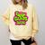 Class Of 2025 Senior Fresh 90s TV Style Retro Graduation Comfort Colors Sweatshirt Butter