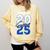 Class Of 2025 Senior Graduation 2025 Blue Comfort Colors Sweatshirt Butter