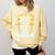 Class Of 2025 Senior Graduation Cross Quote Faith In God Comfort Colors Sweatshirt Butter