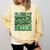 Class Of 2025 Senior Green Student Graduation Comfort Colors Sweatshirt Butter