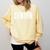 Class Of 2026 Senior Themed Graphic Art Graduation Comfort Colors Sweatshirt Butter