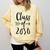 Class Of 2030 Graduation Kindergarten Seniors Comfort Colors Sweatshirt Butter