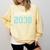 Class Of 2030 Graduation T-Shirt Comfort Colors Sweatshirt Butter