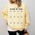 Class Of 2030 Graduation T-Shirt With Space For Handprints Comfort Colors Sweatshirt Butter