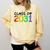 Class Of 2031 Pre-K -12th Grade Hand Prints Space Graduation Comfort Colors Sweatshirt Butter