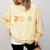 Class Of 2034 Senior Graduate 2034 Graduation Comfort Colors Sweatshirt Butter