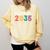 Class Of 2035 Graduation Check List Comfort Colors Sweatshirt Butter