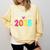 Class Of 2035 Kindergarten Pre K Grow With Me Graduation Comfort Colors Sweatshirt Butter