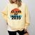 Class Of 2035 Senior Graduate Retro Graduation Comfort Colors Sweatshirt Butter