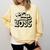 Class Of 2035 Senior Retro 2035 Grad Graduate Graduation Comfort Colors Sweatshirt Butter