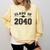 Class Of 2040 Grow With Me Graduation First Day Of School Comfort Colors Sweatshirt Butter