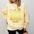 College Grad Class Of 2025 Senior Graduate Graduation Comfort Colors Sweatshirt Butter