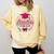 Coquette Pink Bow Senior 2026 2027 Graduation Comfort Colors Sweatshirt Butter