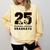 Criminal Justice Graduate Graduated Class Of 2025 Graduation Comfort Colors Sweatshirt Butter